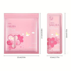 Sakura Sleeping Mask Moisturizing Hydrating Cream Brightening Skin