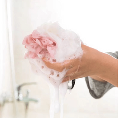 2pcs Bath Ball & Towel Set - Thickened Wipe Back Towel - Bath Towel Artifact