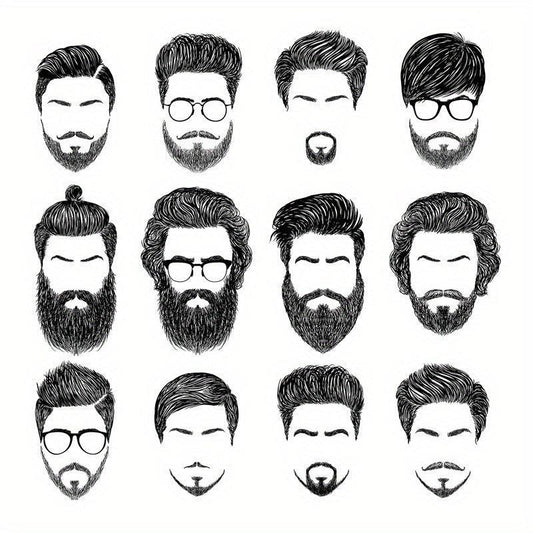 Beard Trimming Scissors Set Stainless Steel Grooming Scissors