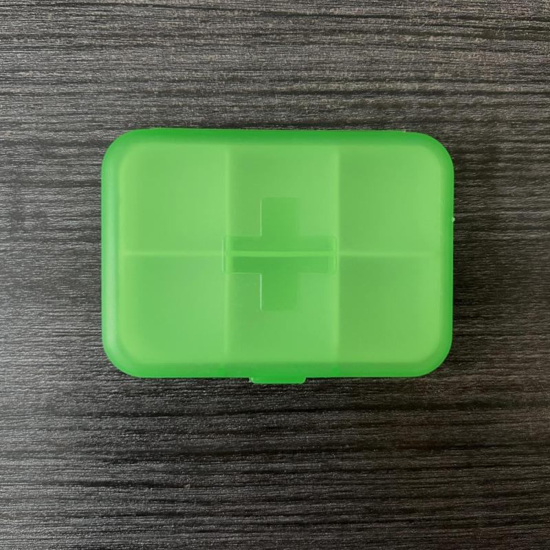 Portable 6 grid Medicine Box Jewelry Storage Box Sub