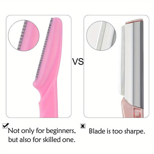 10 Pcs Eyebrow Razor For Women Exfoliating Dermaplaning Tools Facial Razor