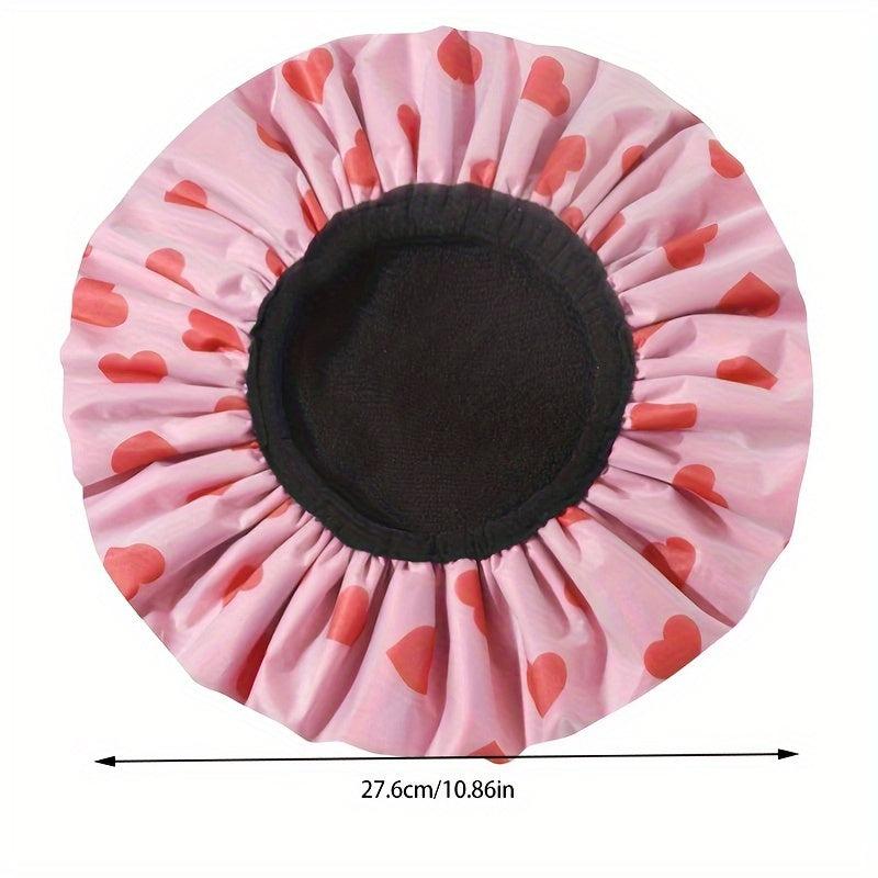 Waterproof Shower Cap Reusable Washable Hair Bath Cap