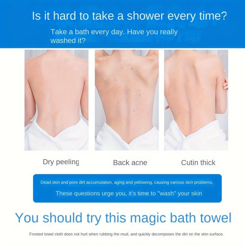 Exfoliating Shower Gloves Double Sided Mitt Bath Gloves for Spa Massage
