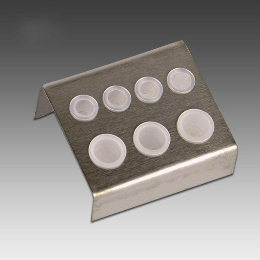 7 Hole Stainless Tattoo Cup Holder - Permanent Makeup Accessory