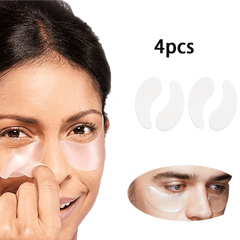 4Pcs Wrinkle Smoothing Drop Eye Mask Reusable Waterproof