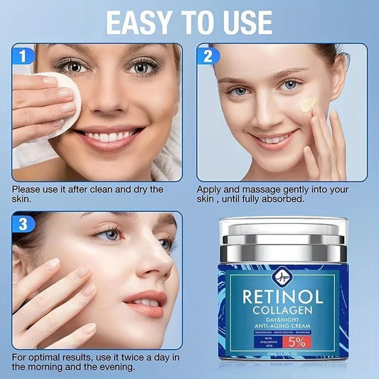 Retinol Neck Cream with Collagen & Hyaluronic Acid