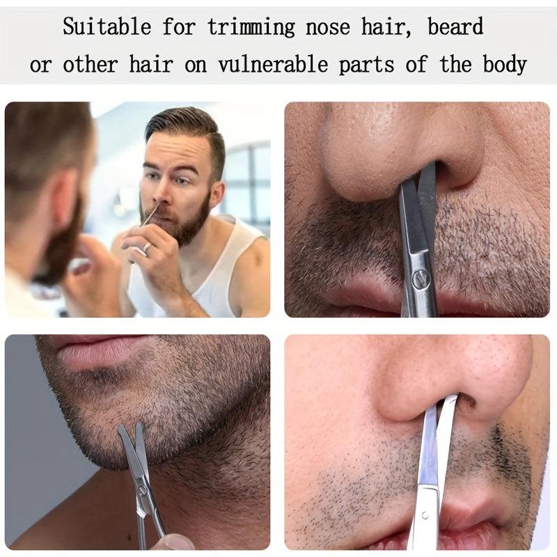 Professional Stainless Steel Trimming Scissors Curved Head