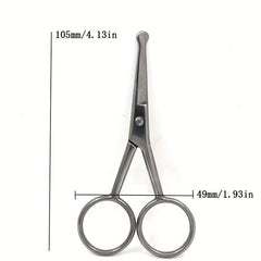 Professional Stainless Steel Trimming Scissors Curved Head