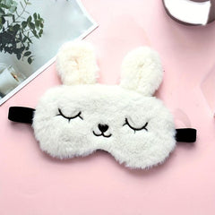 Rabbit Eye Mask Sleep Mask Animal Pattern Stuffed Animal Cosplay