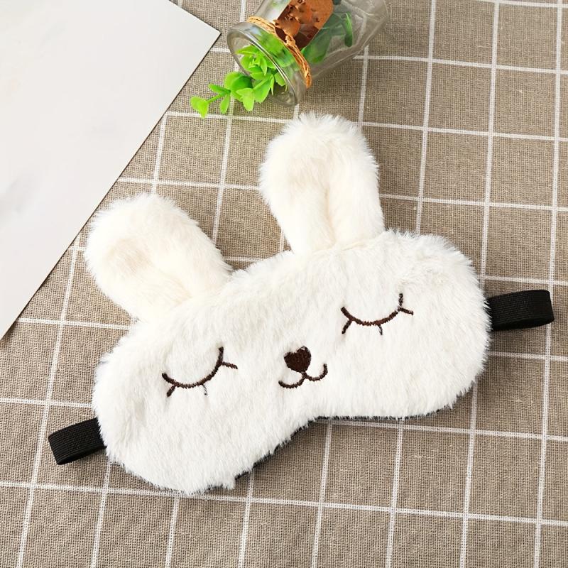 Rabbit Eye Mask Sleep Mask Animal Pattern Stuffed Animal Cosplay