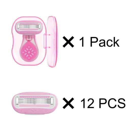 5-Layer Women's Hair Removal Razor for Smooth Shaving