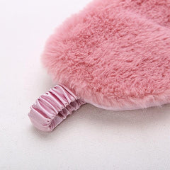 Solid Faux Silk Eye Mask Comfortable & Breathable Plush Eye Mask