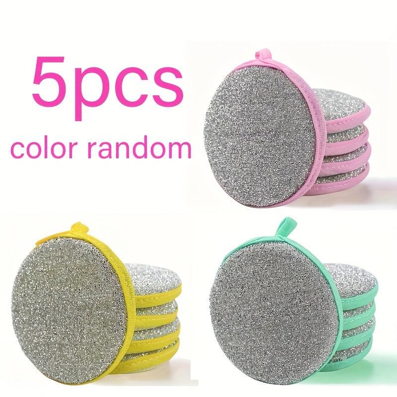 10pcs Double Sided Scouring Pad for Household Cleaning