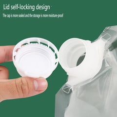 5pcs Grain Storage Bags for Rice Beans Food, Moisture-proof Portable Bag