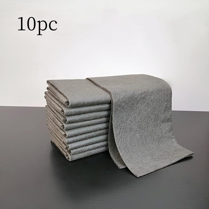 10pcs Magic Glass Wiping Rags Multifunctional Cleaning Cloths