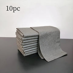 10pcs Magic Glass Wiping Rags Multifunctional Cleaning Cloths