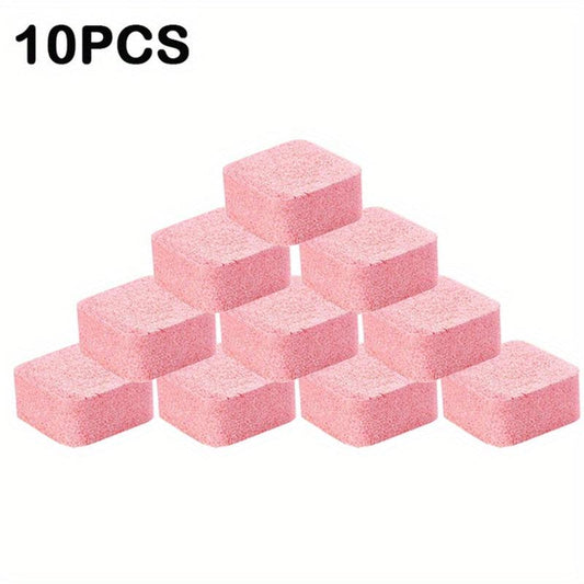 10pcs Toilet Bowl Cleaner Tablet Deep Cleaning Odor Remover