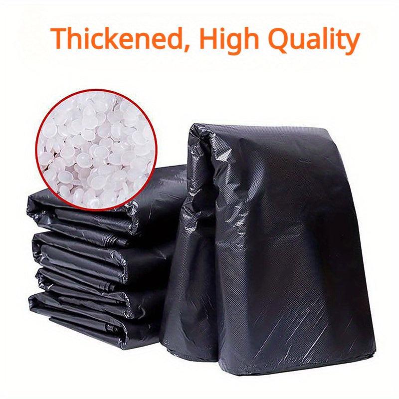 10pcs Heavy Duty Garbage Bags Disposable Large Trash Bags