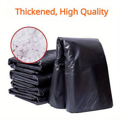 10pcs Heavy Duty Garbage Bags Disposable Large Trash Bags
