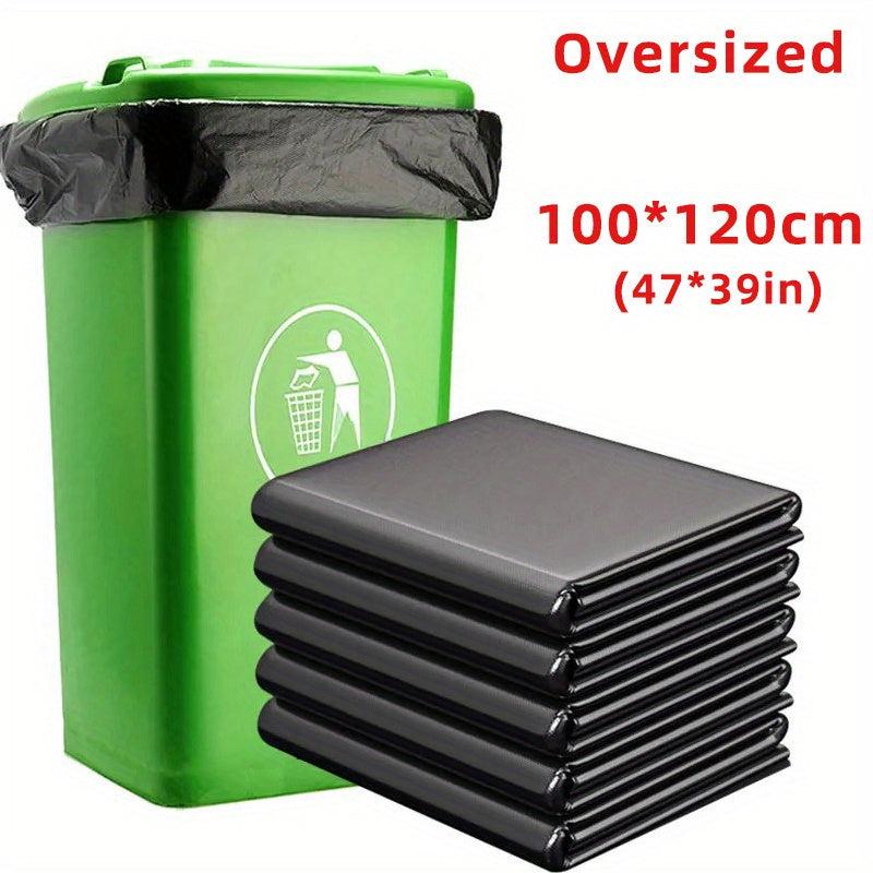 10pcs Heavy Duty Garbage Bags Disposable Large Trash Bags