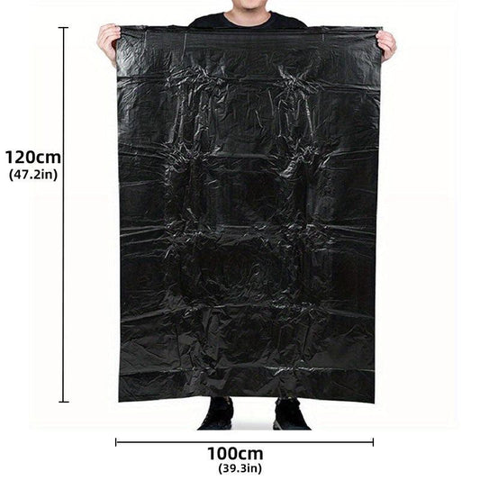 10pcs Heavy Duty Garbage Bags Disposable Large Trash Bags