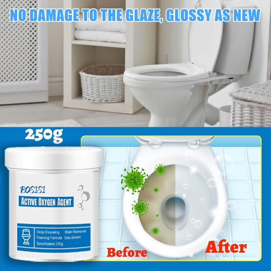 2pcs Ceramic Cleaning Agent Toilet Bowl Cleaner Bathroom Stain Scale Remover