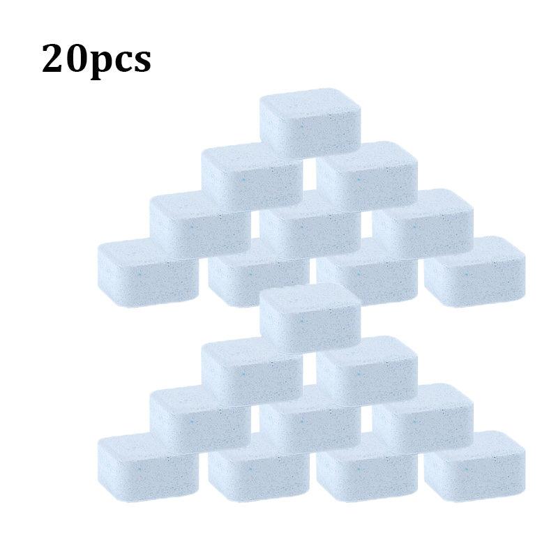 20pcs Toilet Cleaning Tablets Solid Toilet Bowl Cleaning Effervescent Tablet