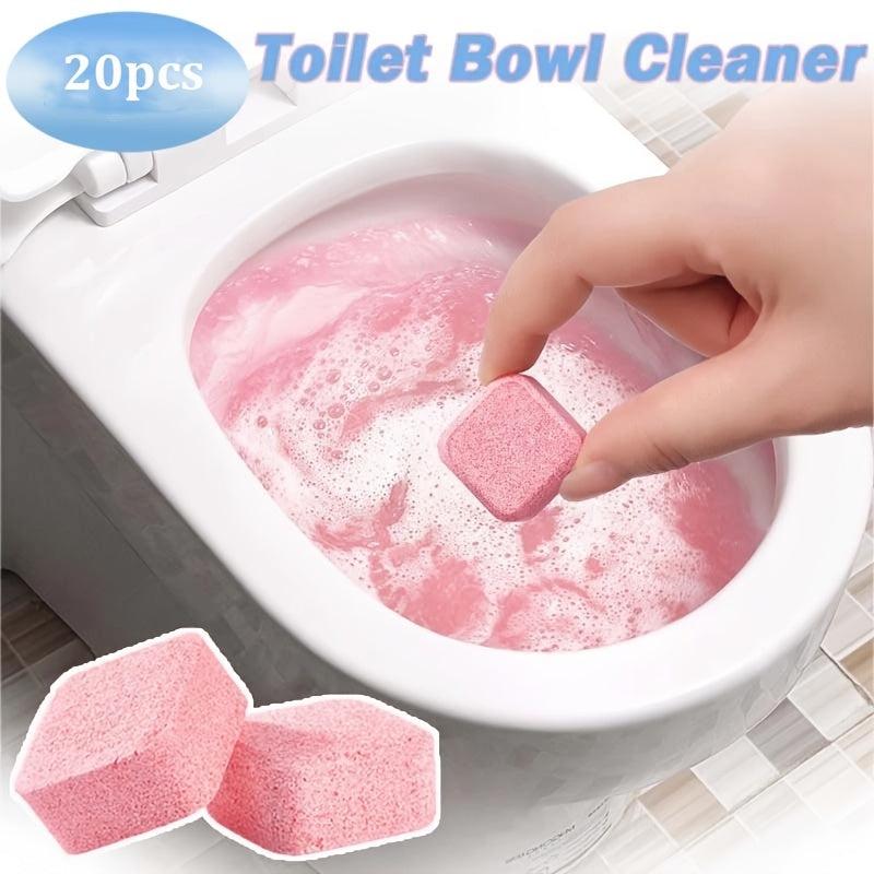 20pcs Toilet Cleaning Tablets Solid Toilet Bowl Cleaning Effervescent Tablet