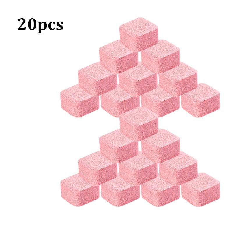 20pcs Toilet Cleaning Tablets Solid Toilet Bowl Cleaning Effervescent Tablet