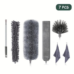 4-Piece Set Extendable Duster Sweep Ceiling Duster