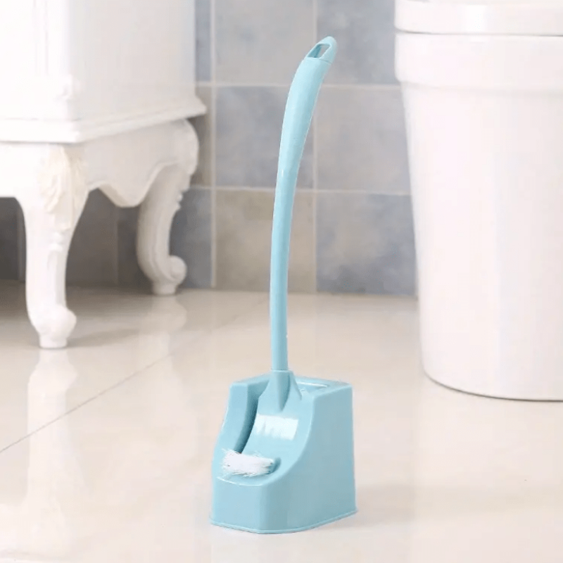 Double Sided Toilet Brush Set Soft Bristle Cleaning Brush