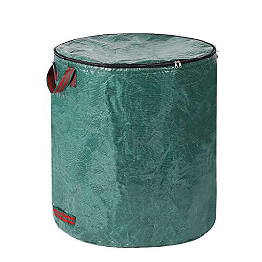 Oversized Drop Leaf Bag With Zipper Lid & Handle