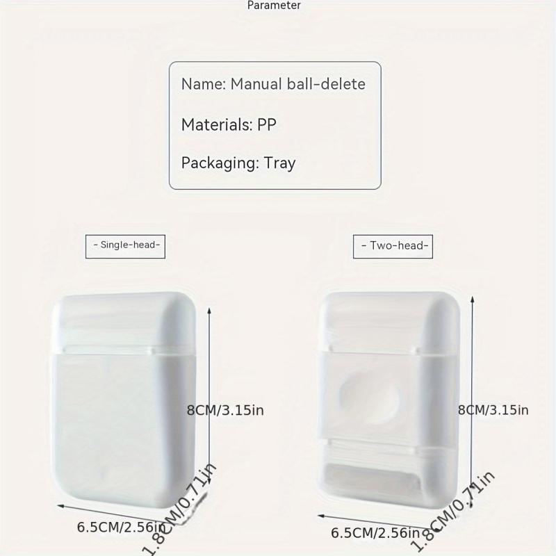 Portable Mini Lint Remover for Fabrics & Sweaters