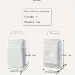 Portable Mini Lint Remover for Fabrics & Sweaters