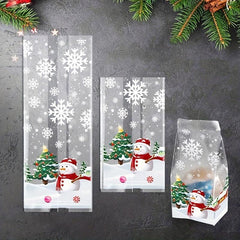 Clear Self Adhesive Bags for Treats, Snacks, and Gifts - Pack of 100