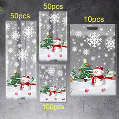 Clear Self Adhesive Bags for Treats, Snacks, and Gifts - Pack of 100