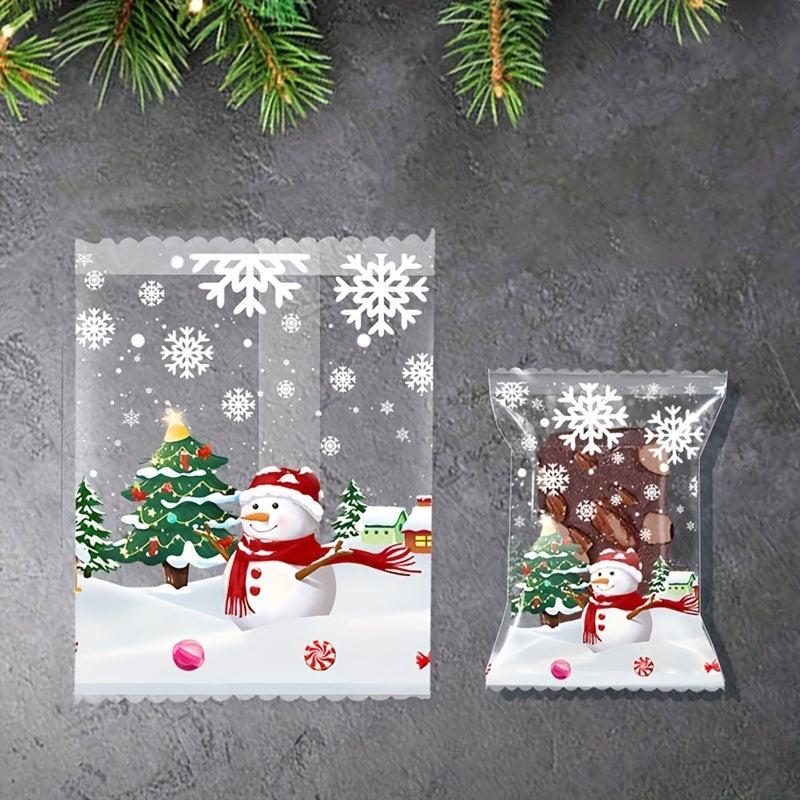 Clear Self Adhesive Bags for Treats, Snacks, and Gifts - Pack of 100
