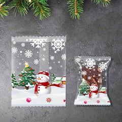 Clear Self Adhesive Bags for Treats, Snacks, and Gifts - Pack of 100