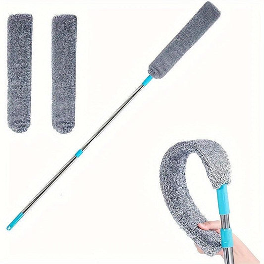 Washable Bed Bottom Cleaning Duster With 2 Cloth Set