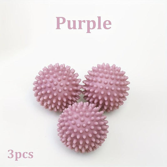 3pcs Reusable Laundry Dryer Ball Anti-Tangle Fabric Softener Ball