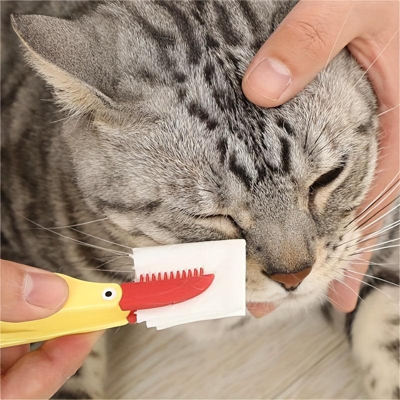 Pet Tear Stain Cleaning Brush for Dogs and Cats