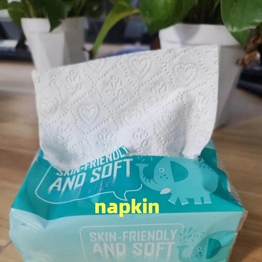 100 Sheets Non Woven Cotton Face Tissue Towel For Make Up Removal