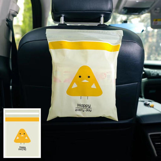 15pcs Disposable Car Trash Bags Self-adhesive Portable Garbage Bag