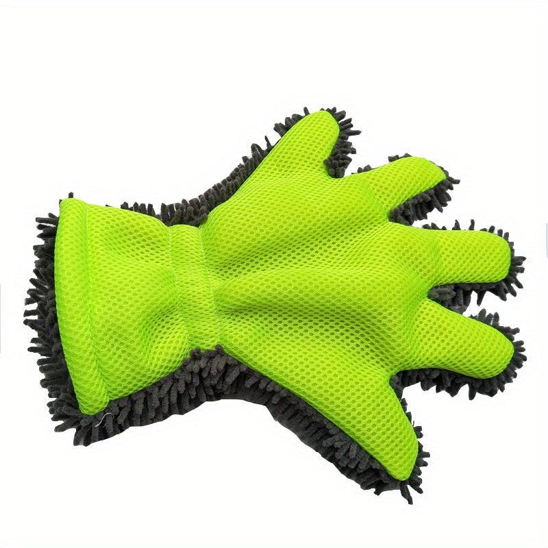 Coral Worm Car Wash Gloves Household Cleaning Tools