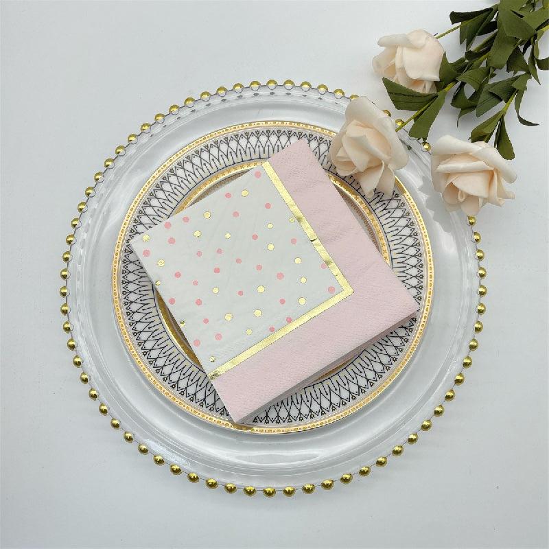 Pink Princess Christmas Party Napkins Set of 20