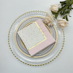 Pink Princess Christmas Party Napkins Set of 20