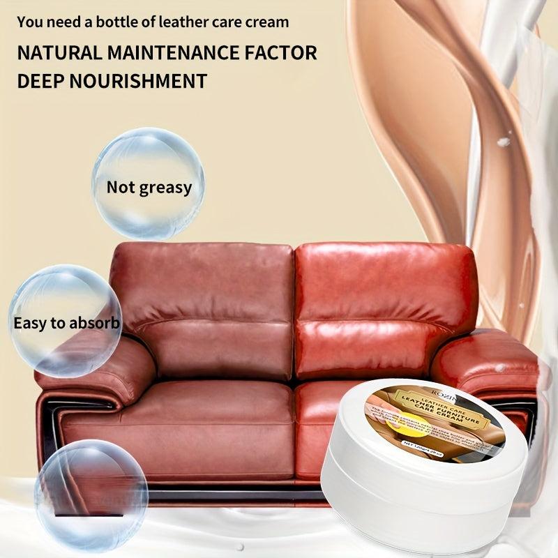 Leather Furniture Cleaning Cream - Restore Smooth Prevent Aging