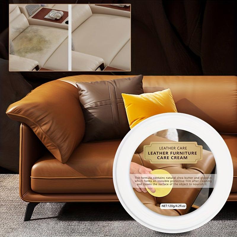 Leather Furniture Cleaning Cream - Restore Smooth Prevent Aging
