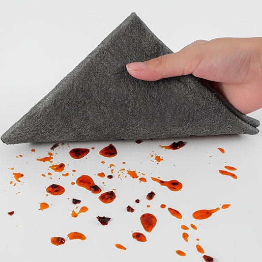 2pcs Magic Cloth Wiping Mirror Glass Cloth No Water Trace Absorbs Water