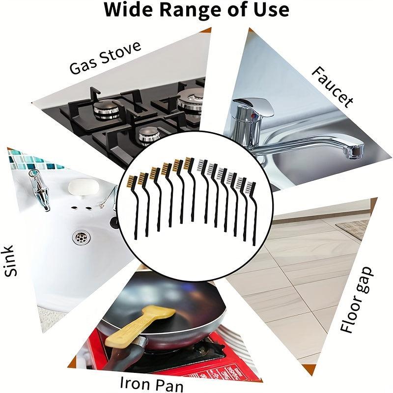 Stainless Steel Wire Brush Curved Handle Masonry Brush